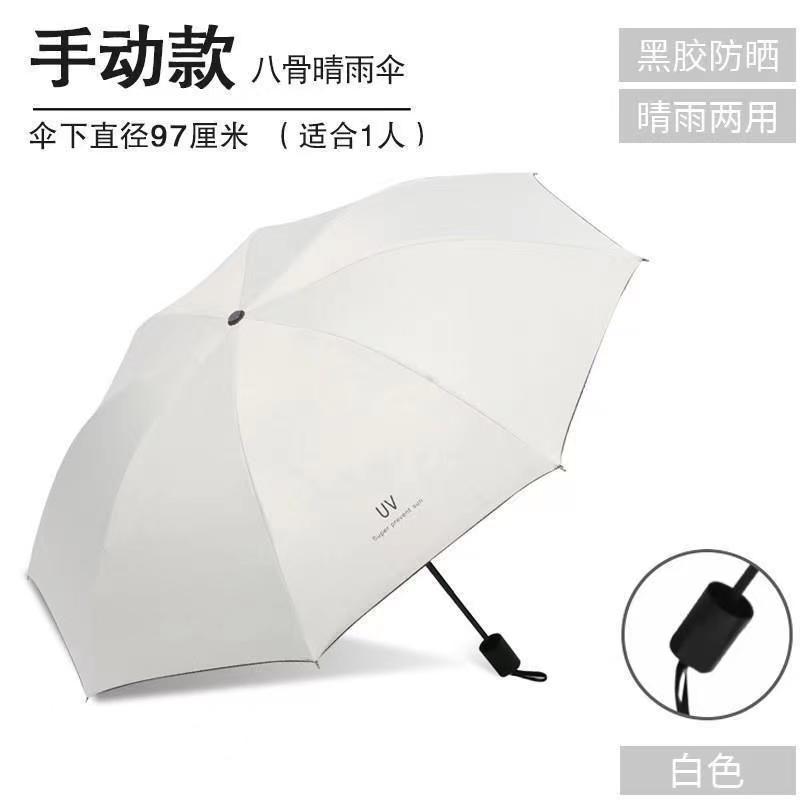 Sombrilla Plegable Tipo Cápsula con Protección UV UPF 50+ y Recubrimiento Negro para Exteriores image 16