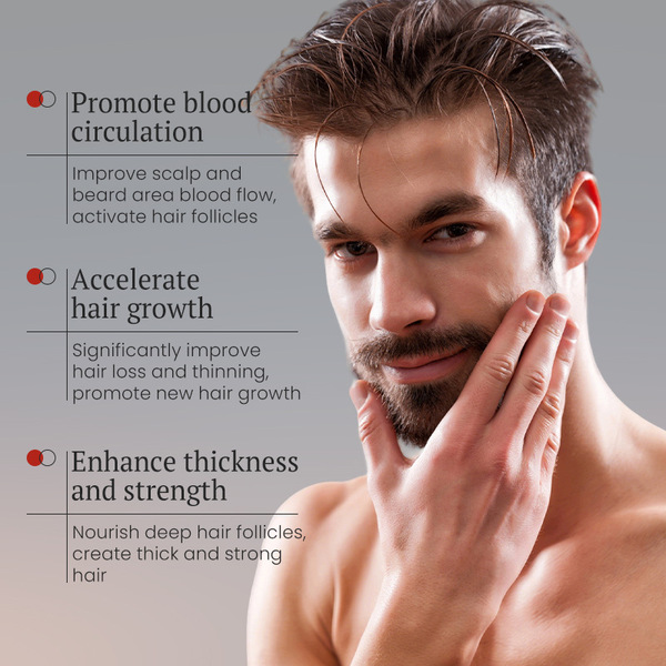 KORMESIC Men's hair and beard growth serum serum cross-border full…