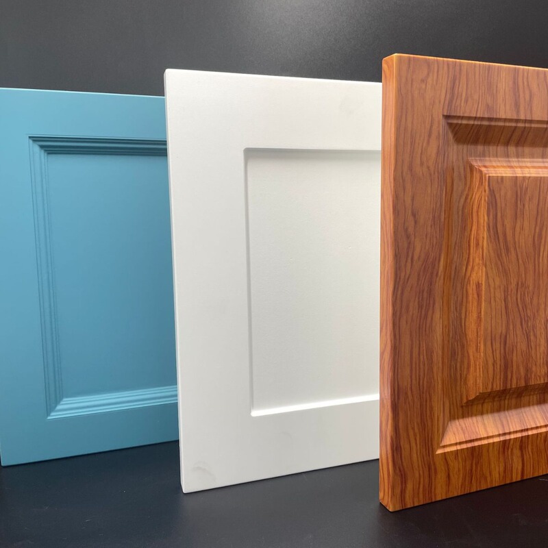 Foshan Cabinet Factory Specializes in the Production of Paint Wood Wood Grain Pvc Door Panels Custom Cabinets and Cabinet Door