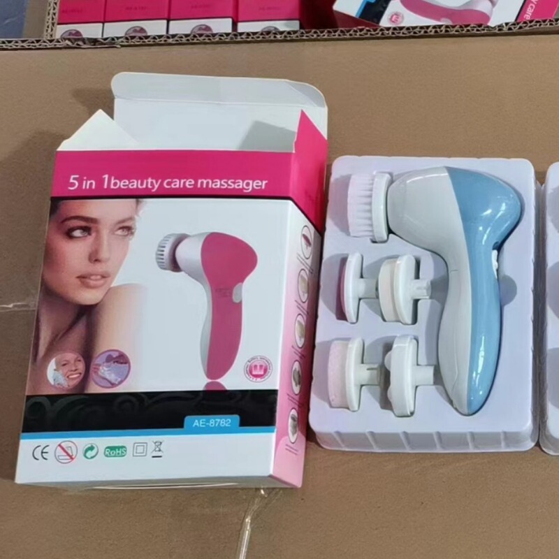 クロスボーダー卸売り五合一洗顔器電気洗顔器洗顔器顔洗浄器マッサージ美容器プレゼント|undefined