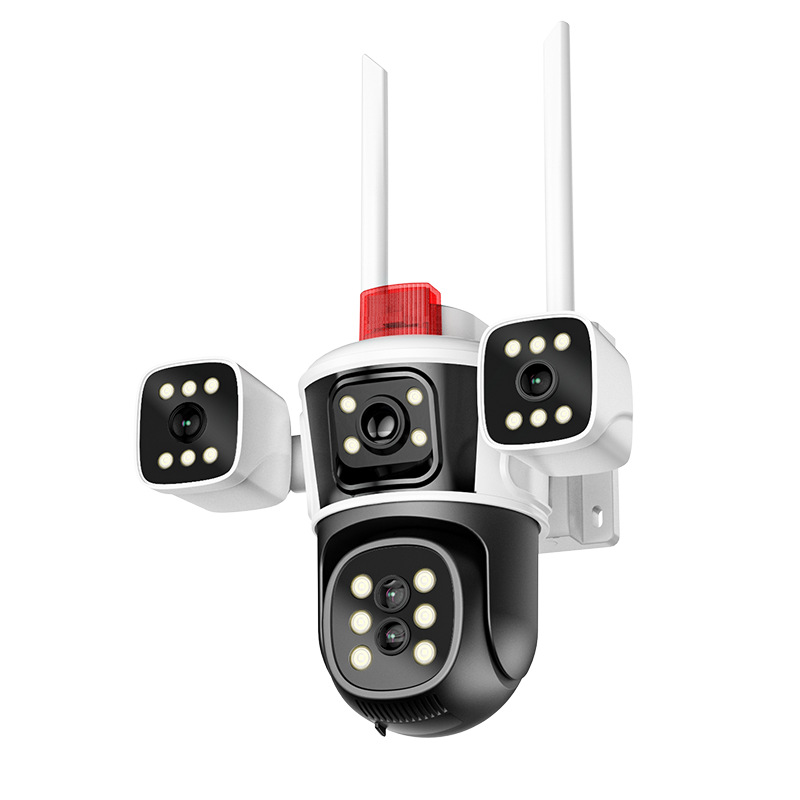 Panorama 360 grados sin ángulo muerto teléfono móvil monitor remoto 10x cámara de zoom al aire libre impermeable HD visión nocturna