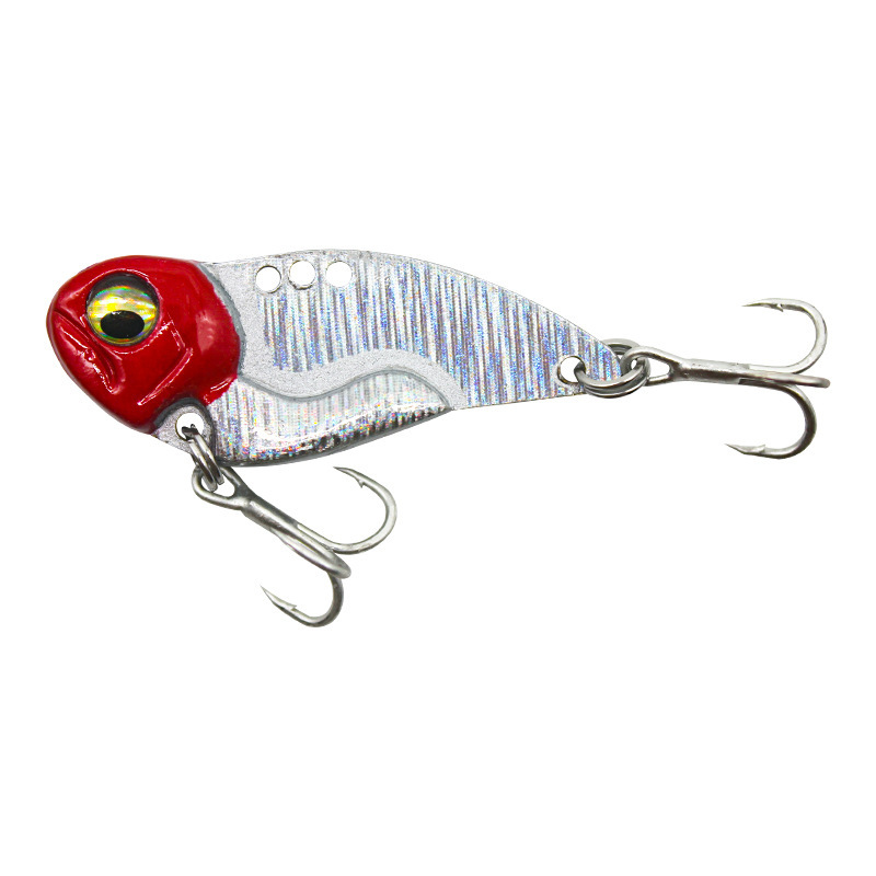 Wholesale lead coated copper VIB metal lure with blood slot hook fishing cocked bass fake bait fishing gear Wholesale lead coated copper VIB metal lure with blood slot hook fishing cocked bass fake bait fishing gear