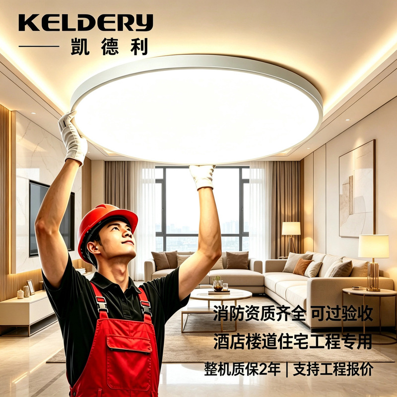 Led Three-Proof Ceiling Light, Modern Minimalist Ultra-Thin Full-Spectrum Eye-Protection Circular Light for Self-Built Homes, Bedrooms, Study Rooms, and Balconies Led Three-Proof Ceiling Light, Modern Minimalist Ultra-Thin Full-Spectrum Eye-Protection Circular Light for Self-Built Homes, Bedrooms, Study Rooms, and Balconies