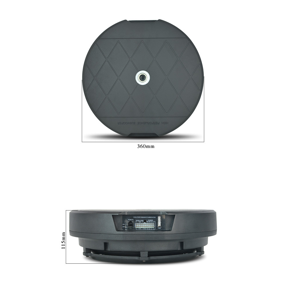 Imported 13 inch audio spare tire gun subwoofer car audio active heavy trunk subwoofer 13A
