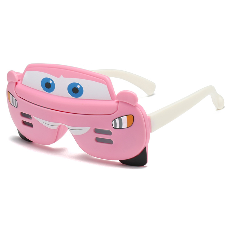 Children's polarising silicone creative sunglasses
