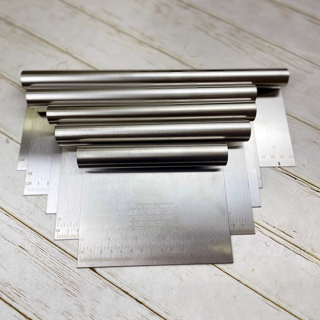 В наличии нож для лапши из нержавеющей стали со шкалой муки, теста, скребок для крема, инструмент для выпечки