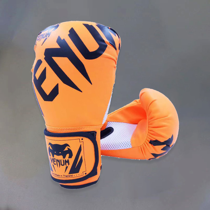 Pu guantes de boxeo conjunto completo niños adultos Sanda lucha boxeo equipo protector taekwondo suministros guantes de boxeo al por mayor