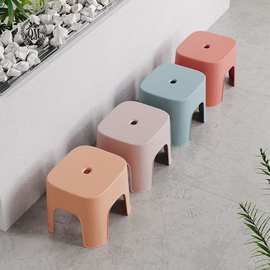 塑料凳子家用浴室板凳儿童加厚防滑创意小凳子成人洗澡矮凳换鞋凳