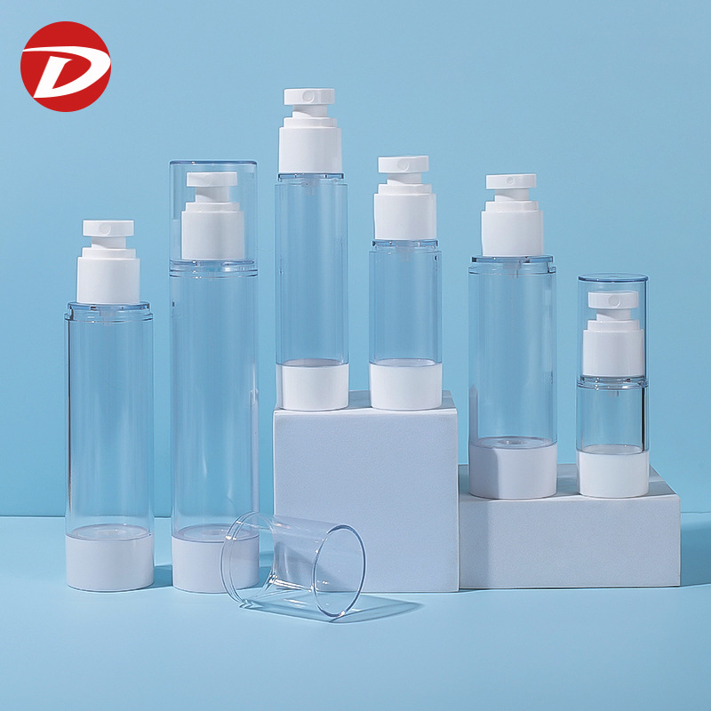 15-120ml真空喷雾分装瓶AS便捷爽肤水真空乳液瓶粉底液隔离小样瓶