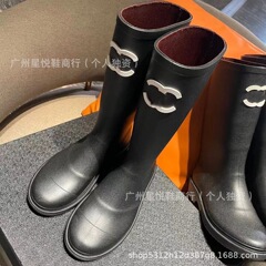 Xuexuefeng 赤い裏地レインブーツ女性のノンスリップ防水ミッドチューブオーバーシューズ新しいレインブーツライト高級ナイト中古ブーツ