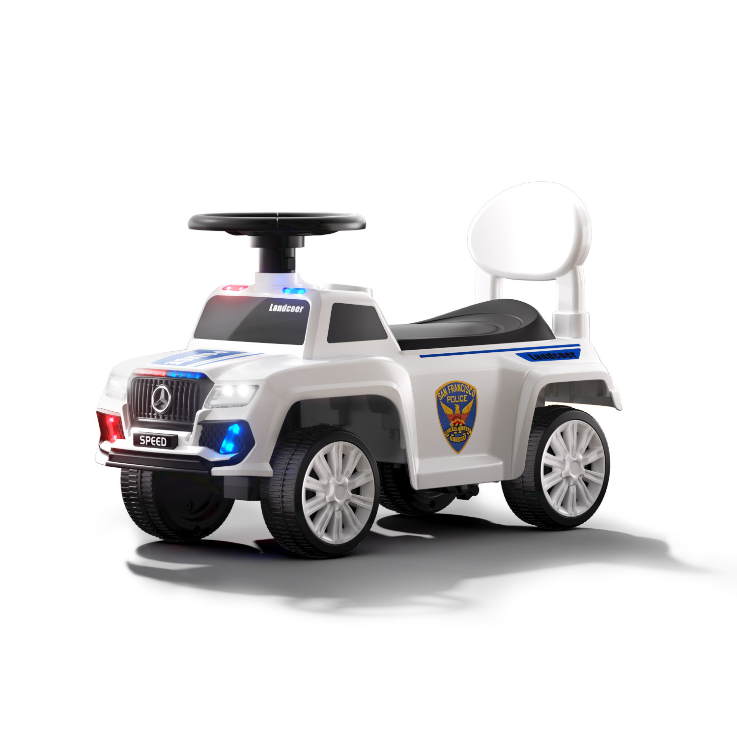 Nuevo patín eléctrico para niños patín anti-rollback puzzle educación temprana protección de seguridad caminante motocicleta de playa