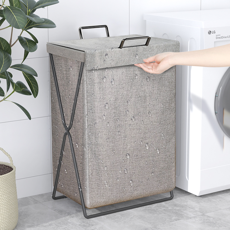 Dirty Laundry Basket, Dirty Clothes Storage Bin, Fabric Dormitory Foldable Laundry Basket, Clothes Dirty Laundry Bin, Jiurong
