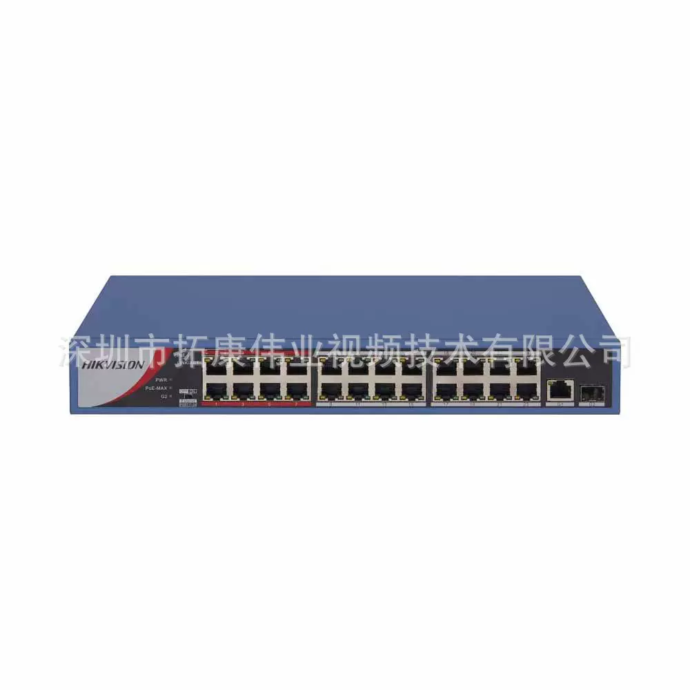 DS-3E0326P-E/M海康英文机Hikvision 24 Port Fast POE Switch