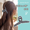 Acrylic hairgrip, big crab pin, hair accessory, shark, hairpins, simple and elegant design, South Korea, wholesale