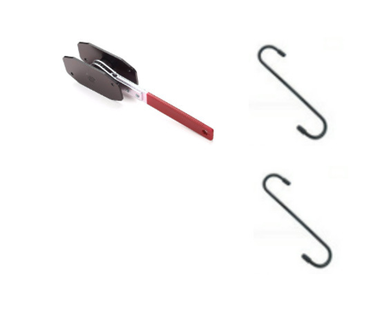 래칫 브레이크 실린더 조절기(작은 빨간색 손잡이) + 후크 2개