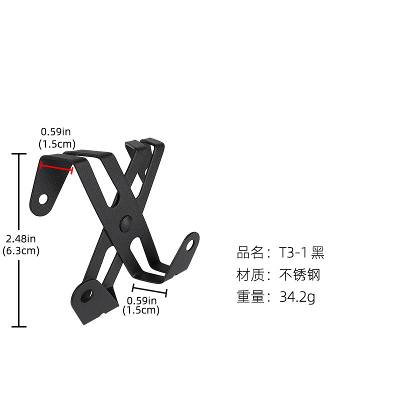 Cuarto de baño simple transfronterizo 304 gancho de acero inoxidable gancho de toalla de pantalla de vidrio de sala de baño