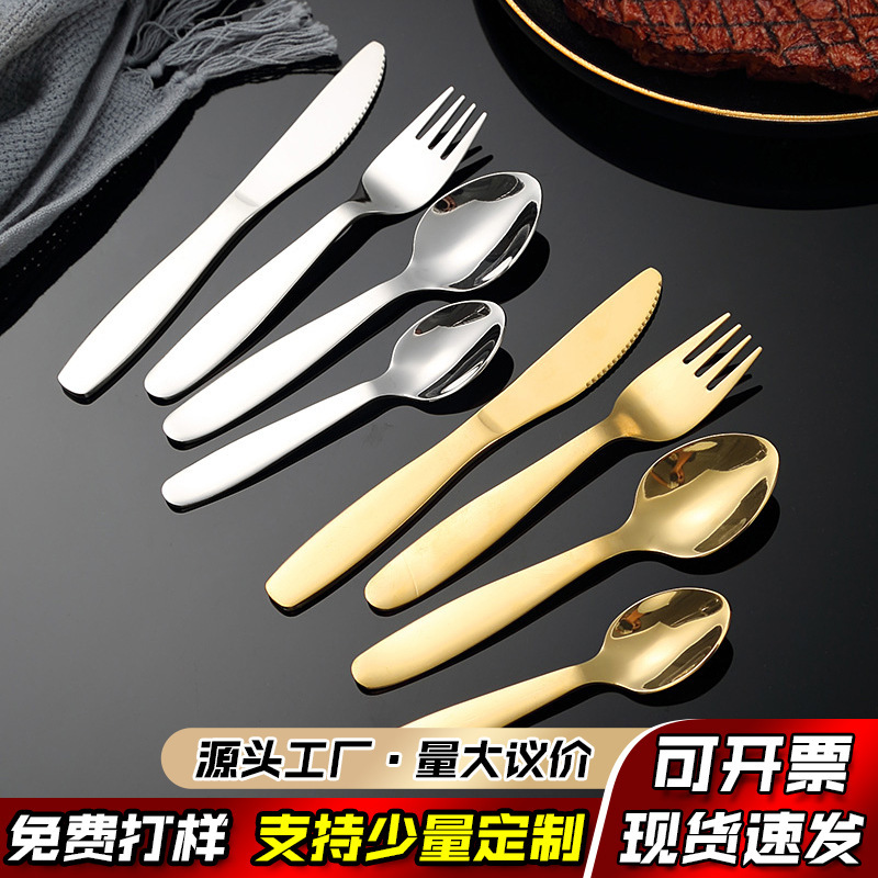 Tianlin 304 Stainless Steel Children's Knife, Fork, and Spoon Western Cutlery Cross-Border Cartoon Birthday Gift Small Spoon and Fork Set Tianlin 304 Stainless Steel Children's Knife, Fork, and Spoon Western Cutlery Cross-Border Cartoon Birthday Gift Small Spoon and Fork Set