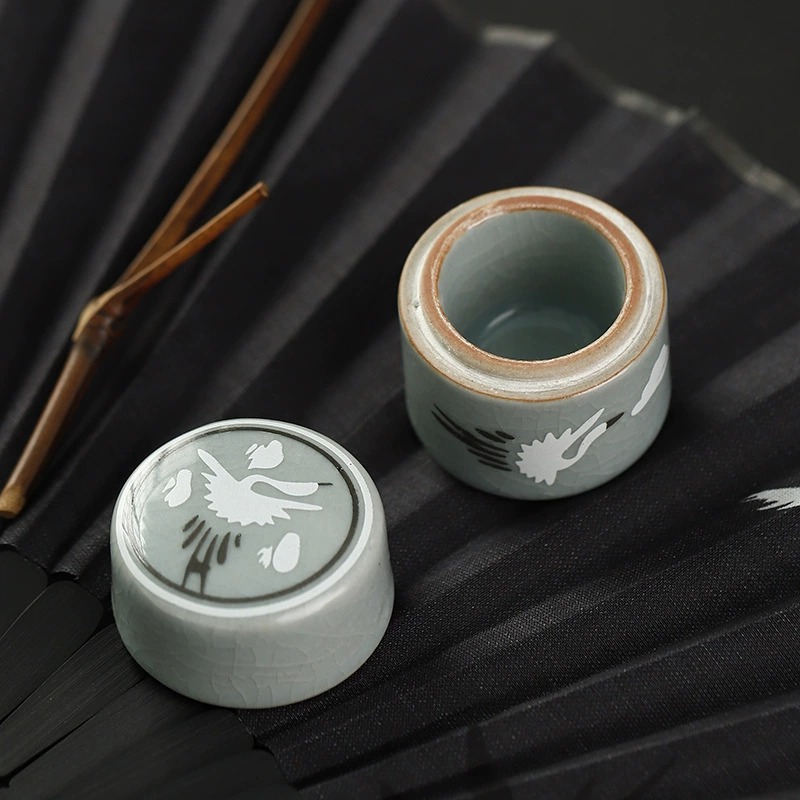 Yanshan Ge Kiln маленький мини-открытый керамический горшок