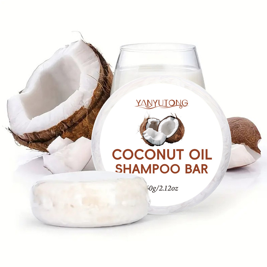 Transfronterizo inglés aceite de coco jabón de champú jabón de aceite esencial jabón de mano jabón de champú de raíz de cabello jabón de limpieza jabón de cabello
