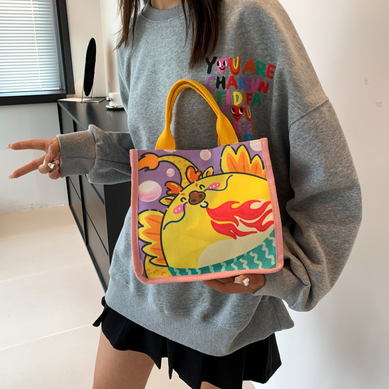 Autumn fashionable trend linen bag