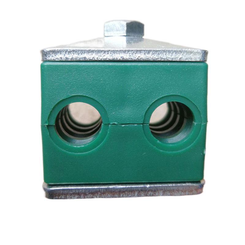 厂家生产供应双层铝合金管夹 重型铝合金管夹 支持定制可来电详询