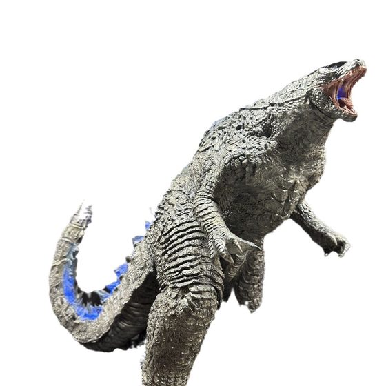 in stock Godzilla War King Kong Godzilla Hand-made Remote Control Luminous Double Light Statue Ornaments Hand-made Model