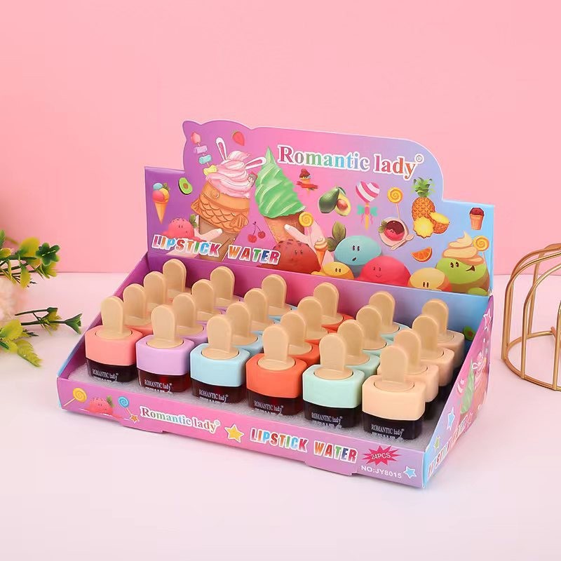 Lápiz Labial Líquido Mate "Helado", Impermeable, de Larga Duración