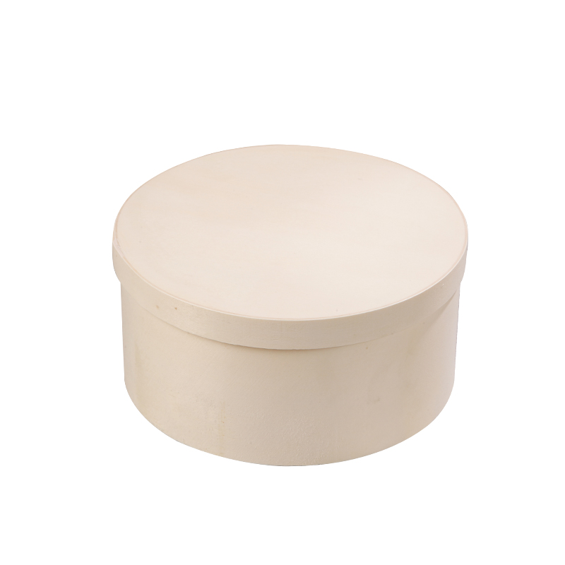 Caja de embalaje de pastel de queso de doble capa, caja de madera redonda, caja de regalo de madera, caja de dulces de boda