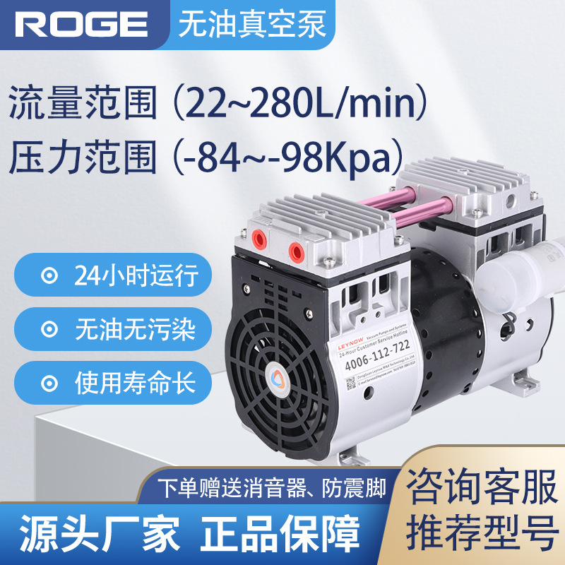Leno 4000C High-Power Air Pump Laboratory Air Compressor Oil-Free Air Compressor Industrial Grade Air Pump