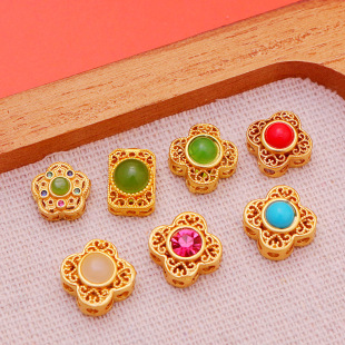 18K�ŷ�������Ƕʯ�U�Ր��Ļ�߅������ ���diy�ֹ��Ʒ ���