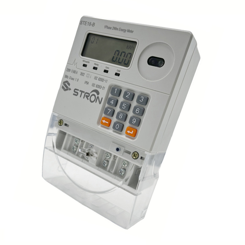 STS预付费单相按键式电能表 Plastic Prepaid One Phase Sma|undefined