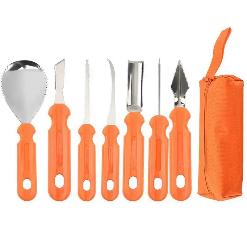 万圣节南瓜雕刻刀套装南瓜灯DIY雕刻工具陶泥工具切南瓜手工工具|undefined