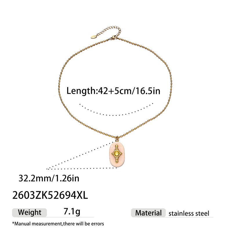 TENA Europa y los Estados Unidos transfronterizos en línea inins viento colgante elíptico collar incrustado de vidrio ligero lujo alta sensación de joyería al por mayor