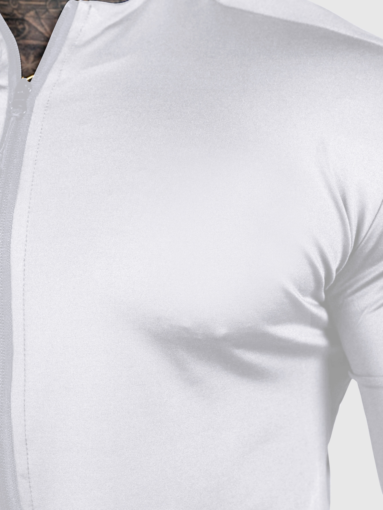 Men's Quick Drying Long Sleeve Cardigan Jacket Slim Fit Stretch Sports Fitness Base Layer Training Running Top Trendy Autumn_viptrois.com