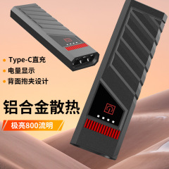 強力な照明懐中電灯屋外超高輝度薄型フラットポータブルテール磁気緊急 EDC 戦術懐中電灯
