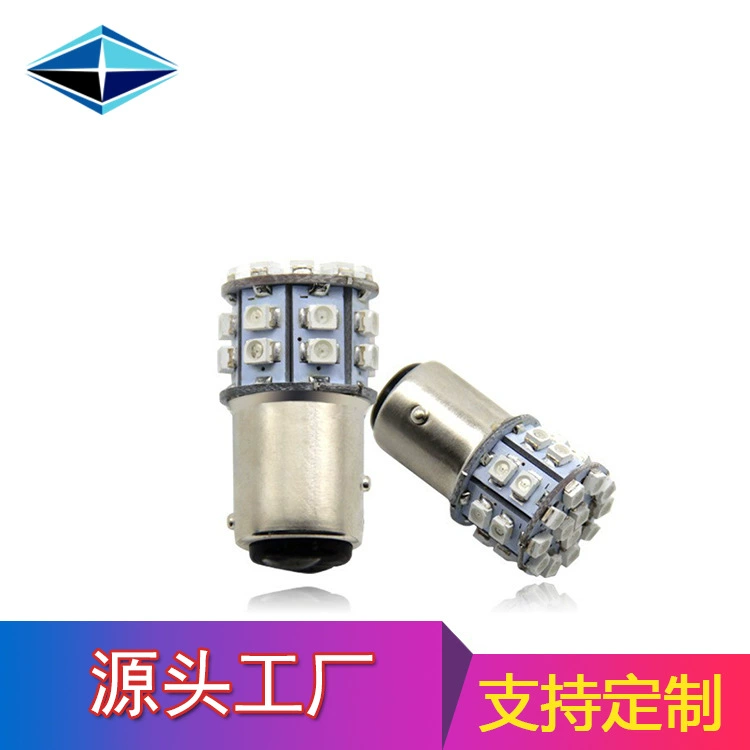 Трансграничный специально для модифицированного автомобиля Универсальный свет 3528 27SMD яркий 1157 Красный стоп-сигнал светодиодный сигнал поворота