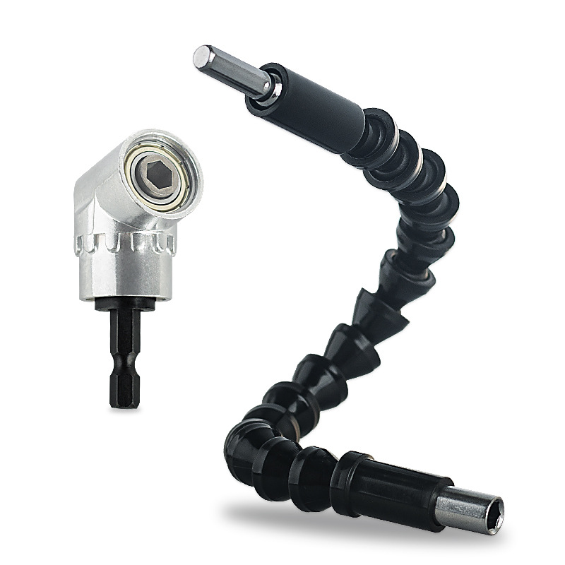 软轴 批头电钻连接轴 电钻电动螺丝软轴 拐弯批套装