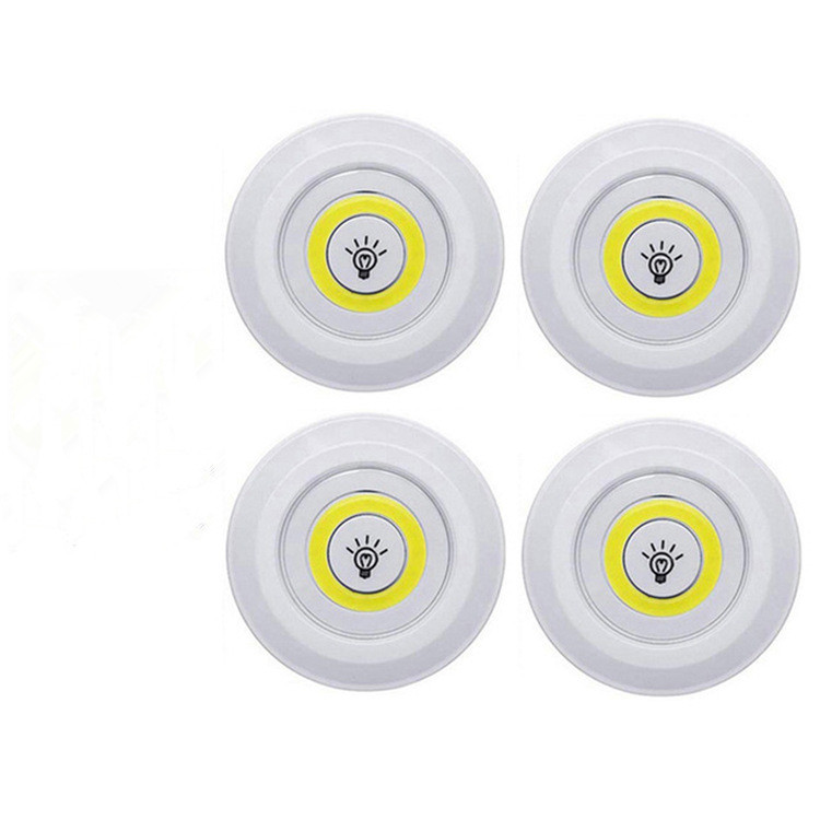 Luz tres en uno con control remoto inalámbrico COB transfronterizo, armario de dormitorio multifuncional, luz nocturna táctil, iluminación inteligente