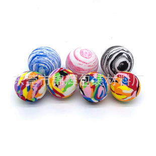 Factory spot EVA sponge ball playground children's toy ball color solid EVA soft bullet ball foam ball