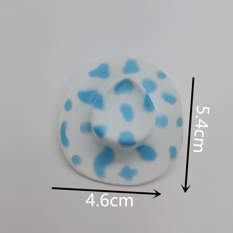 Regalo Little Yellow Duck Sombrero Mini Sombrero de vaquero Sombrero de paja Sombrero de jazz Decoración de muñeca Sombrero Accesorios para sombreros Lote