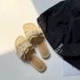 春夏法式新款平底凉拖鞋