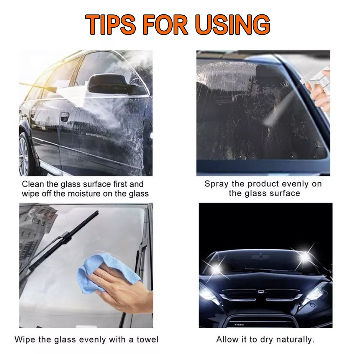 PREPINFOAM-P6 rainproof waterproof spray car glass windshield polishing rainproof