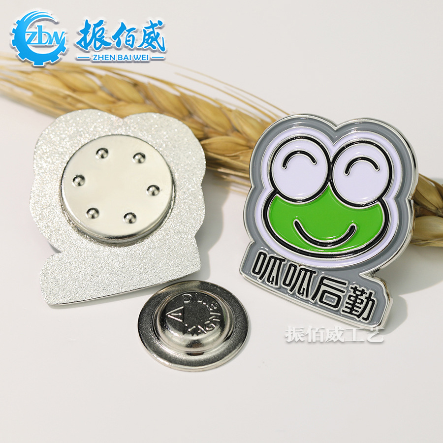 Cartoon magnetic badge