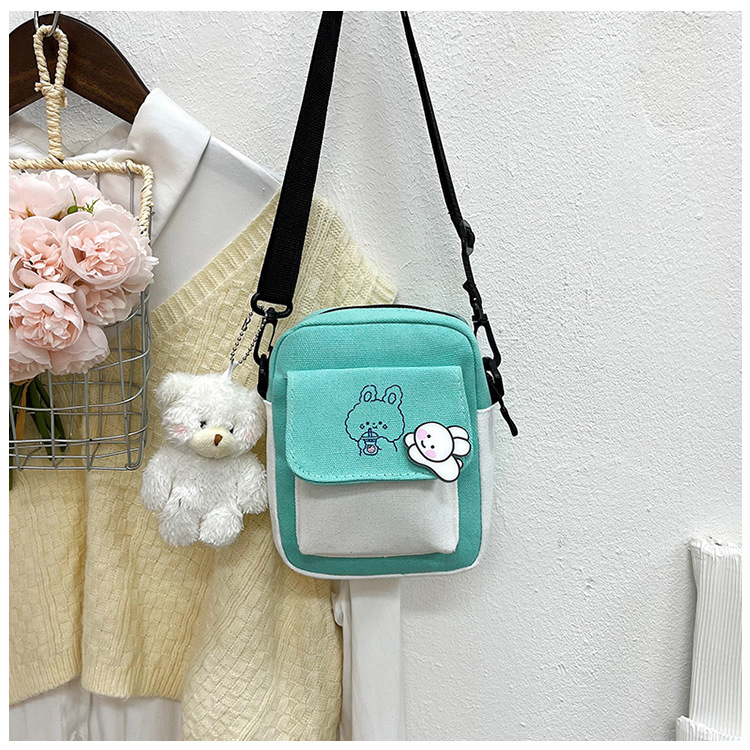 토끼풍 그린 + 핀 + 곰펜던트