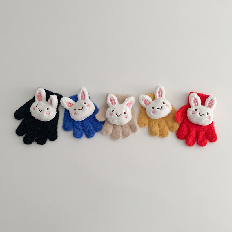 Kinder handschuhe Winter cartoon ins warme winter handschuhe für mädchen süße fünf-finger handschuhe_voghion.com