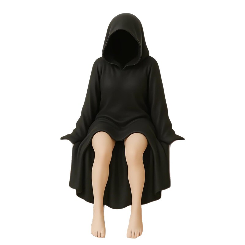 クロスボーダー新製品ハロウィンゴシック黒ローブ女王本棚装飾樹脂置物家の装飾ギフト|undefined