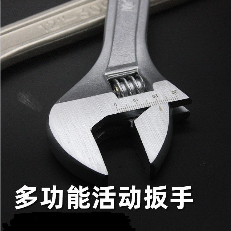 Llave ajustable multiusos del fabricante Llave ajustable de trinquete de gran apertura Llave de baño de tablero en vivo Llave ajustable