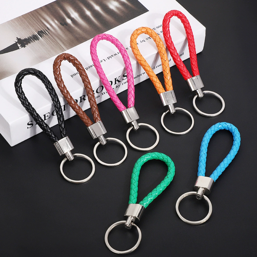 Creative woven polyurethane keychain handmade, accessory, pendant, Birthday gift, wholesale