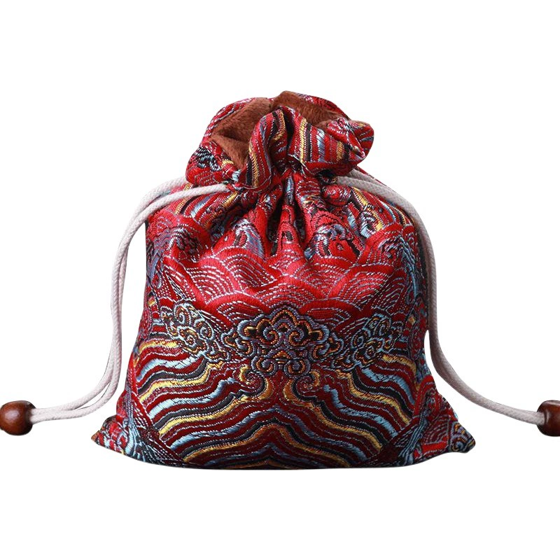 Оптовая свадебный подарок конфеты мешок творческий парчи шнурок сумки Wenwan золото и серебро ювелирные изделия упаковка мешок