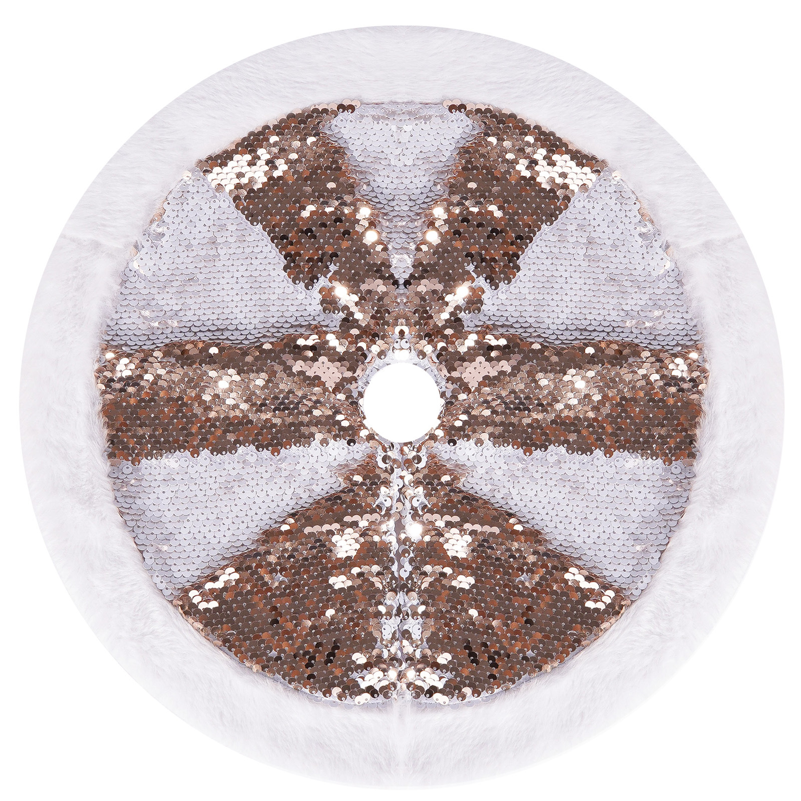 Falda de árbol de cuentas bicolor